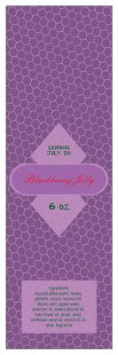 Blackberry Canning Soap Full Labels